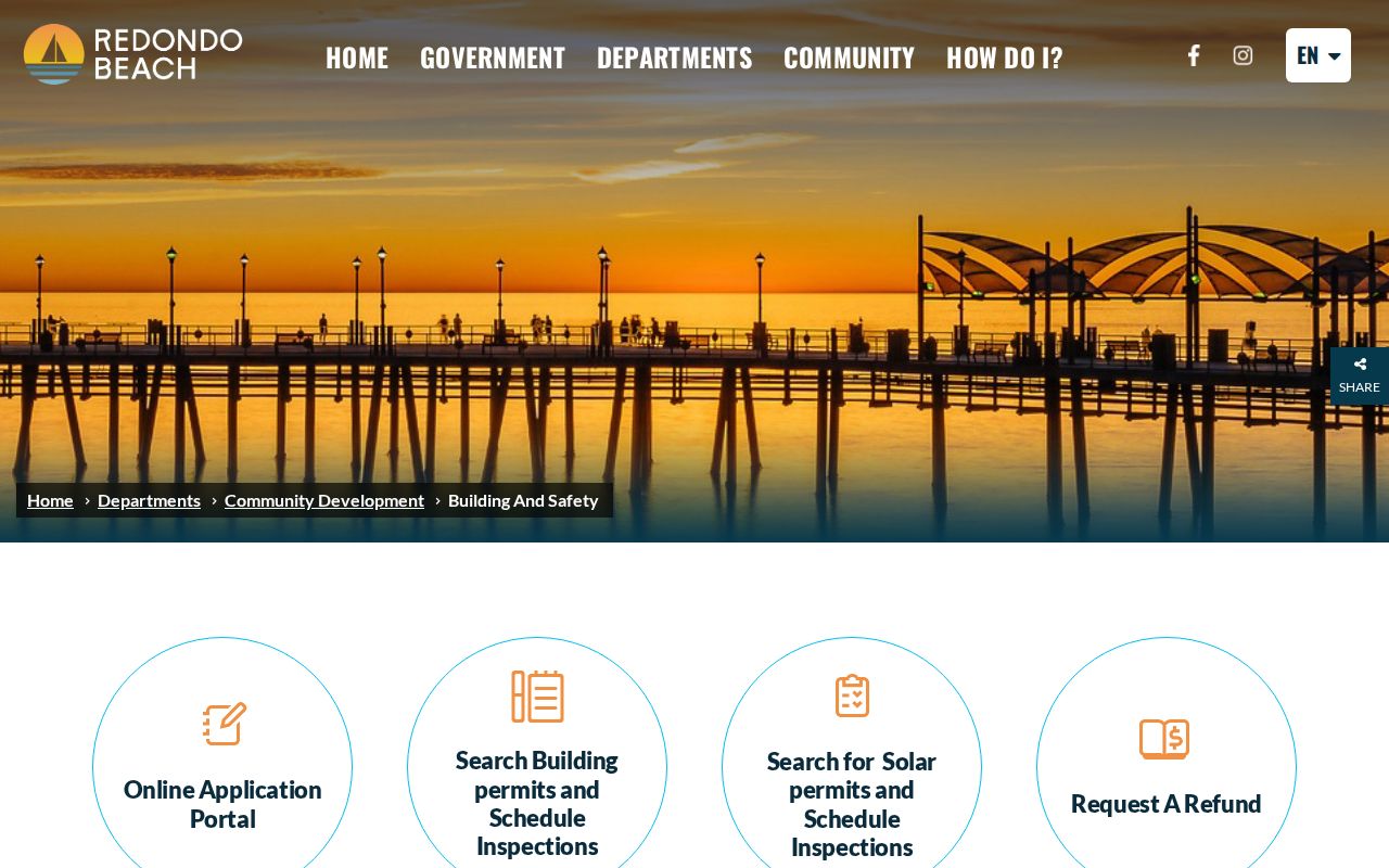 Redondo Beach people search Building and Safety iWorQ records