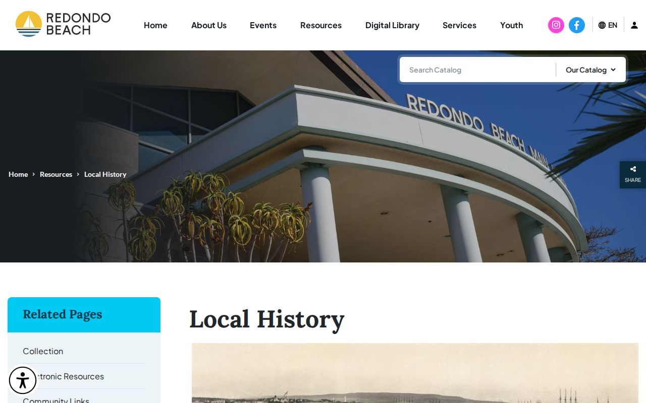 Redondo Beach people search library local history directories